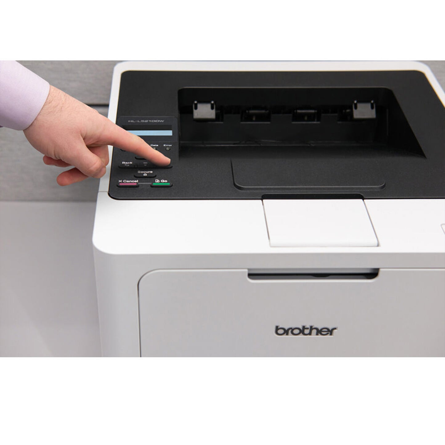 Brother HL-L5210DW Business Monochrome Laser Printer with Duplex Printing, Versatile Paper Handling, Wireless and Gigabit Ethernet Networking, and Mobile Printing