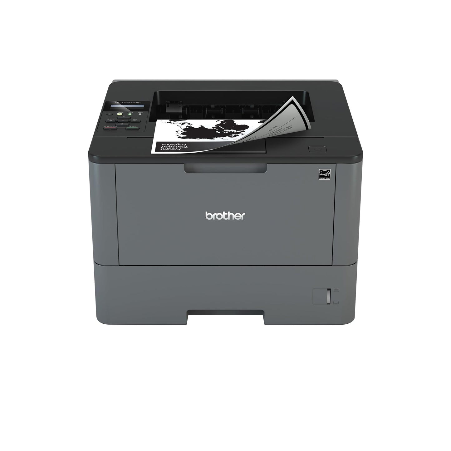 Brother Monochrome Laser Printer, HL-L5200DW, Wireless Networking, Mobile Printing, Duplex Printing