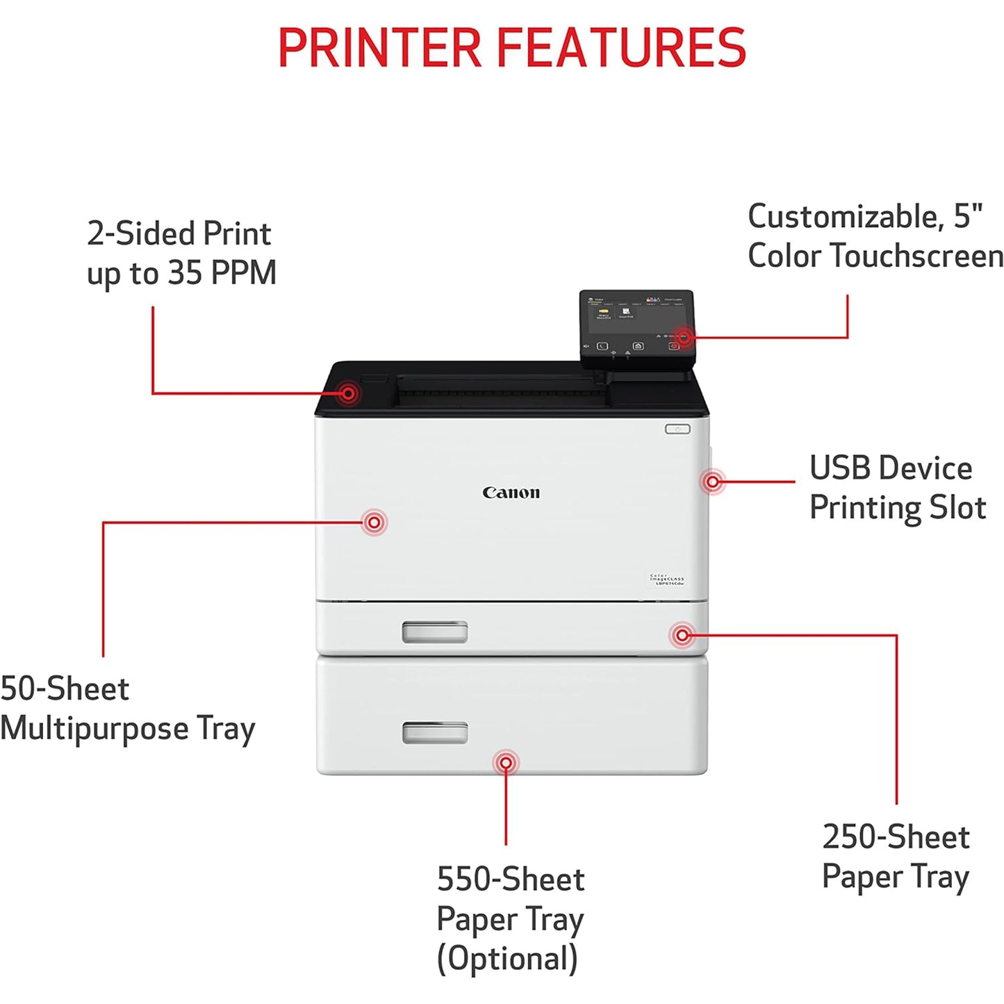 Color imageCLASS LBP674Cdw