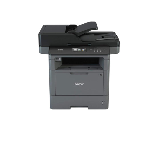 Brother Monochrome Laser Printer, Multifunction Printer and Copier, DCP-L5600DN, Flexible Network Connectivity, Duplex Printing, Mobile Printing, Black, 19.1" x 19.5" x 16.8"