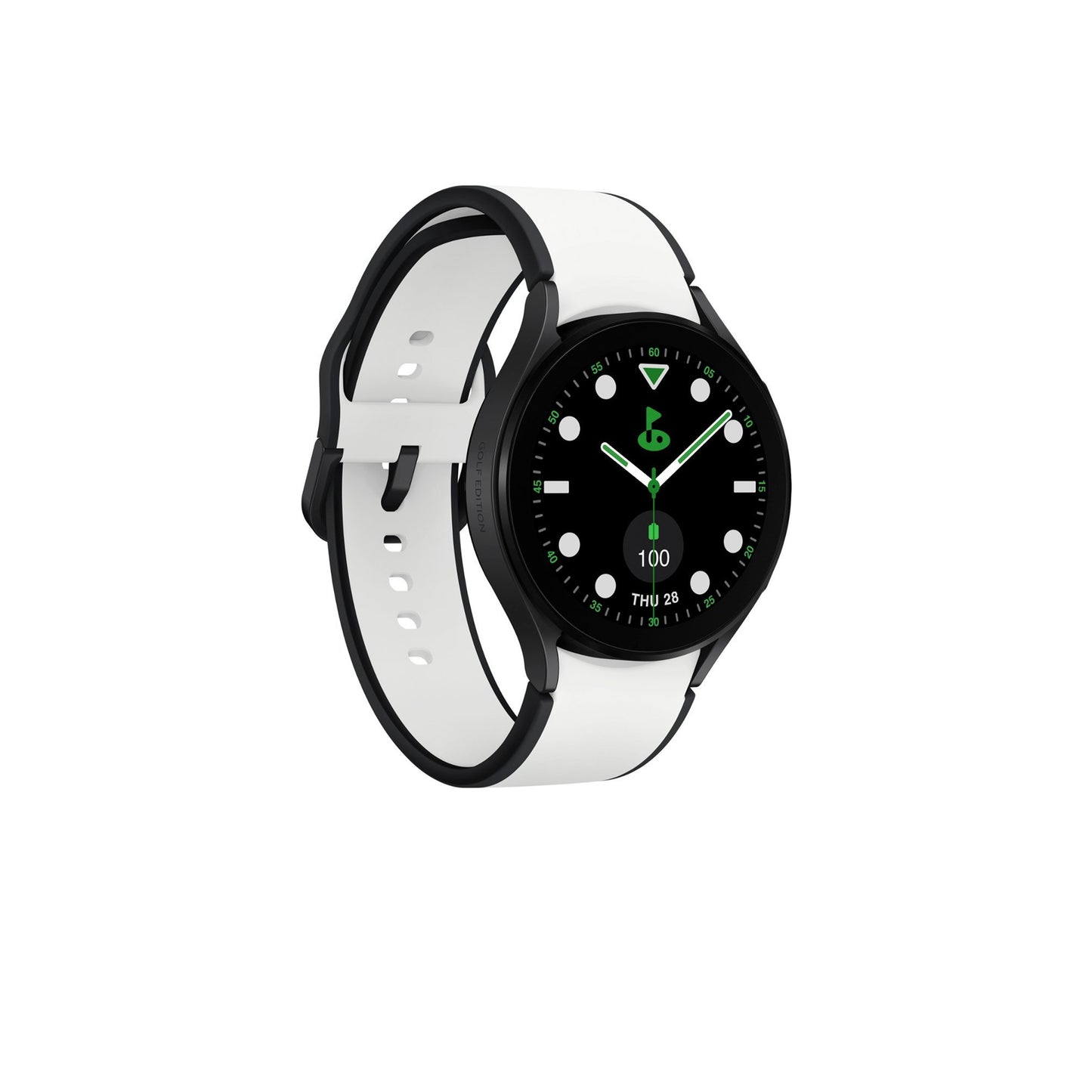 سامسونج - ساعة Galaxy Watch5 Golf Edition الذكية مقاس 44 ملم BT - تيتانيوم أسود 