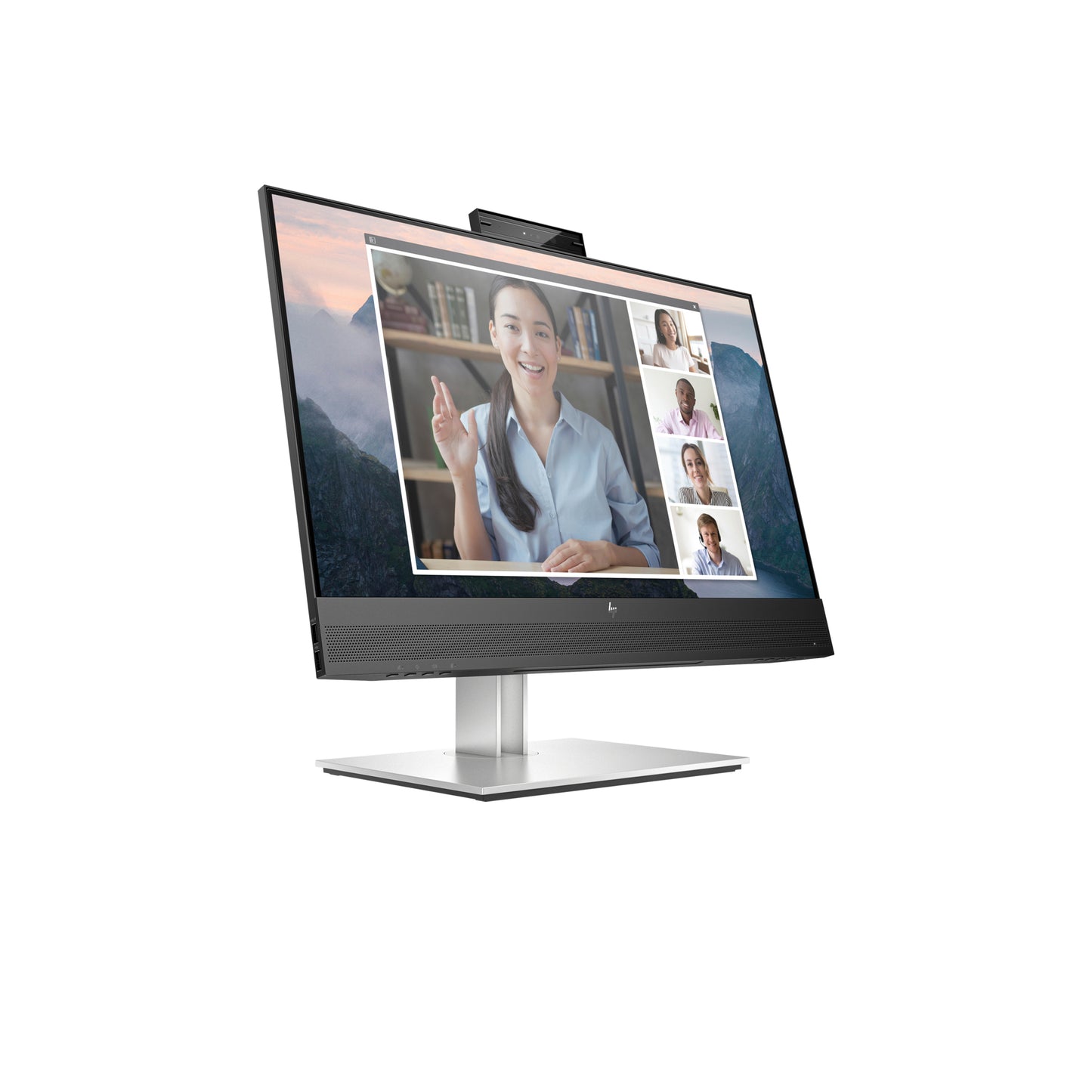 Dual HP E27m G4 USB-C Conferencing Monitor