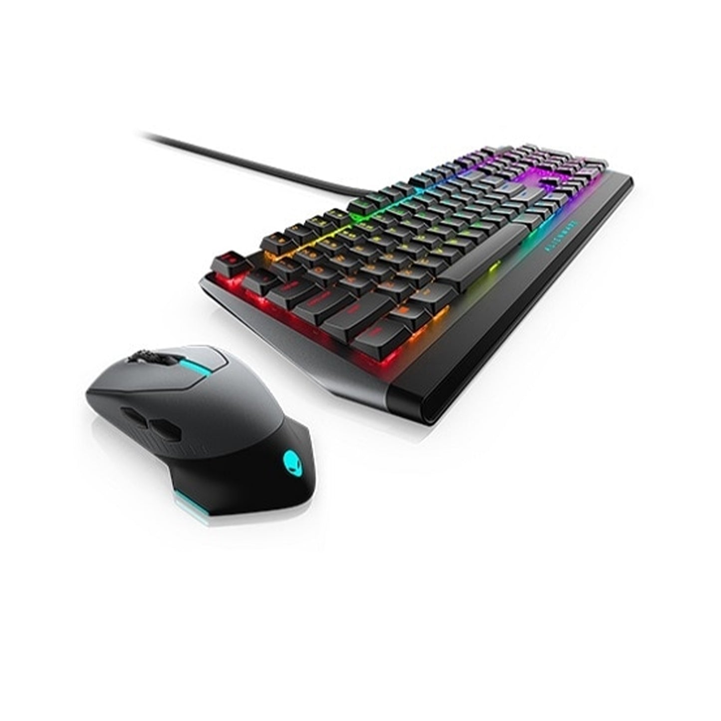 Alienware Mechanical Backlit Gaming Keyboard & Wired Gaming Mouse - AW510K & AW610M